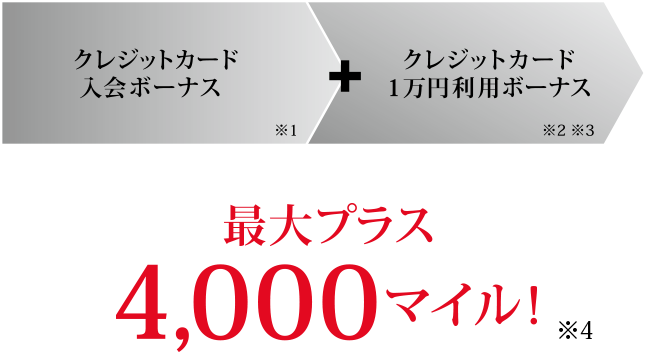 搭乗マイルボーナス 一般会員 / 搭乗マイルボーナス カード会員